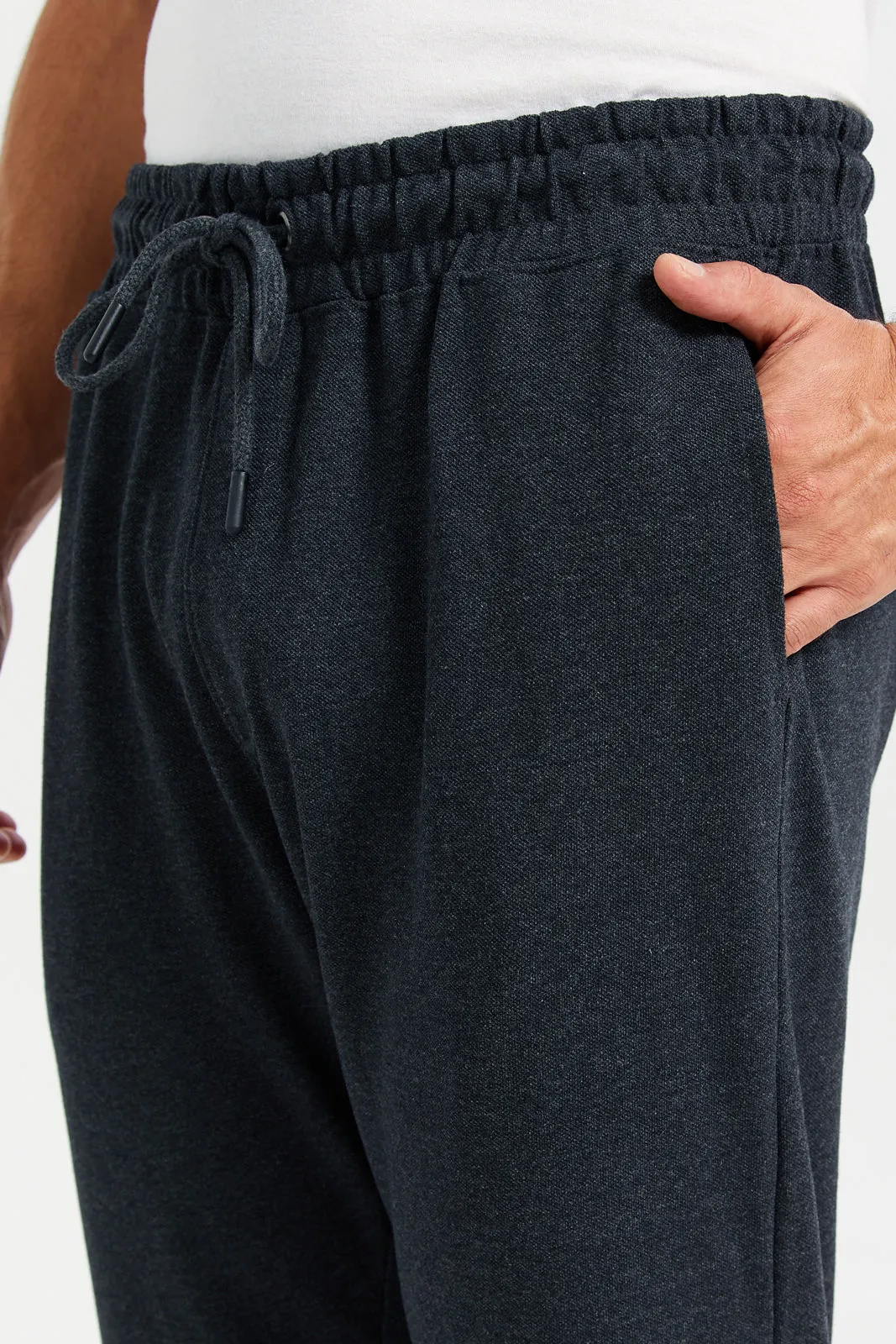 Men Charcoal Jogger Pants sold by Redtag product image thumbnail 4