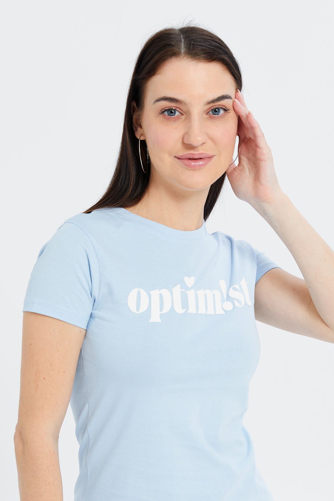 Women Blue Optimist Printed T-Shirt sold by Redtag product image thumbnail 4