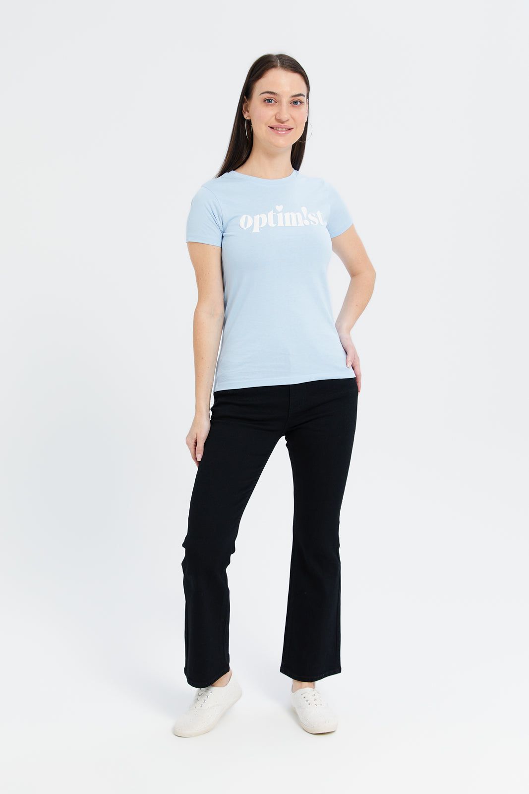 Women Blue Optimist Printed T-Shirt sold by Redtag product image thumbnail 2