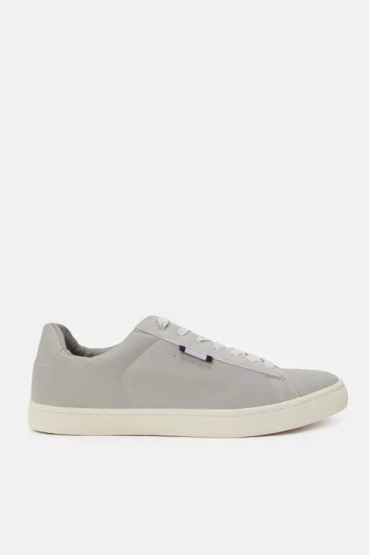 Men Grey Material Block Sneaker sold by Redtag