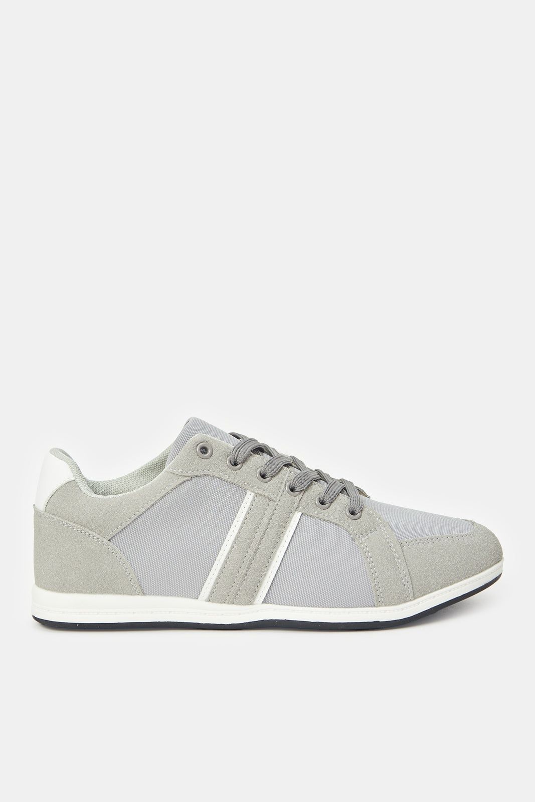 Men Grey Lace Up Sneakers sold by Redtag