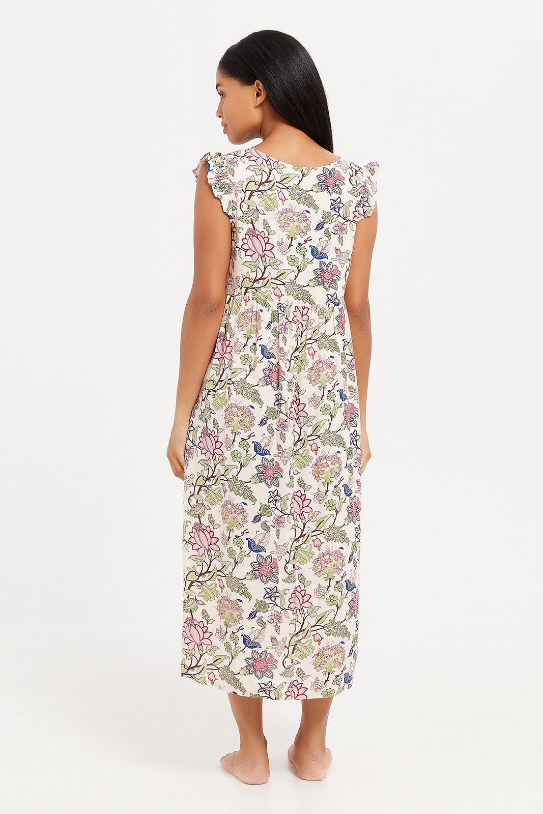 Womens Pink Printed Nightgown sold by Redtag product image thumbnail 3