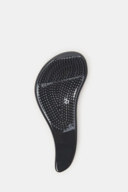 Women Pink And Black Detangle Hair Brush sold by Redtag