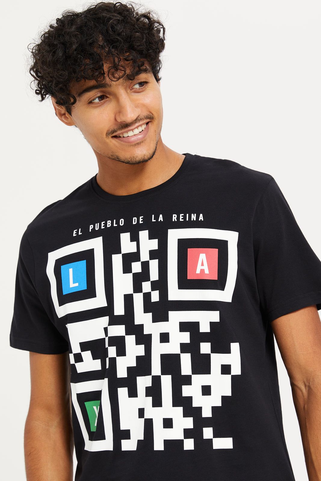 Men Black Graphic T-Shirt sold by Redtag product image thumbnail 4