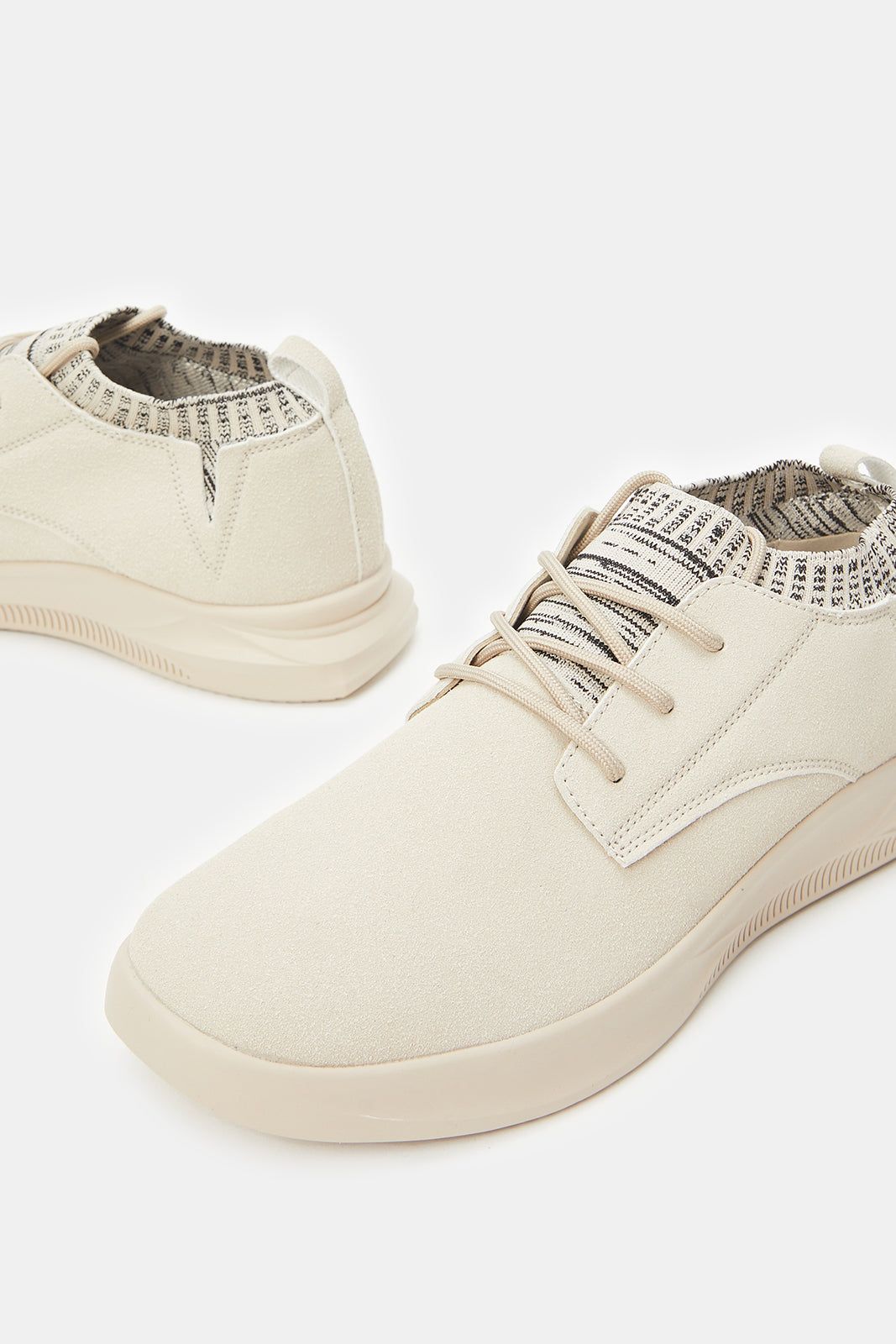 Men Beige Lace Up Derby sold by Redtag product image thumbnail 3