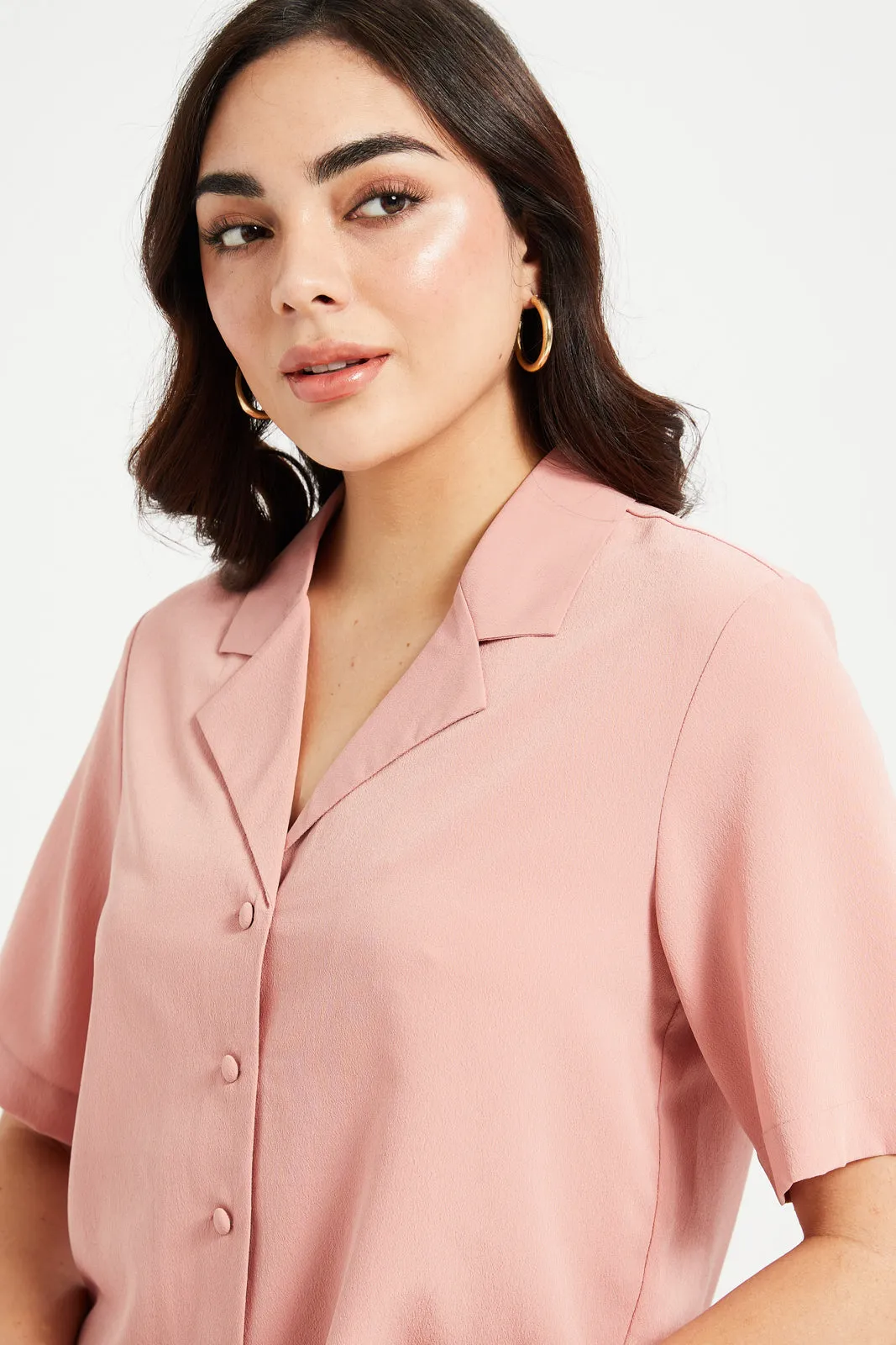 Women Pink Boxy Top sold by Redtag product image thumbnail 4