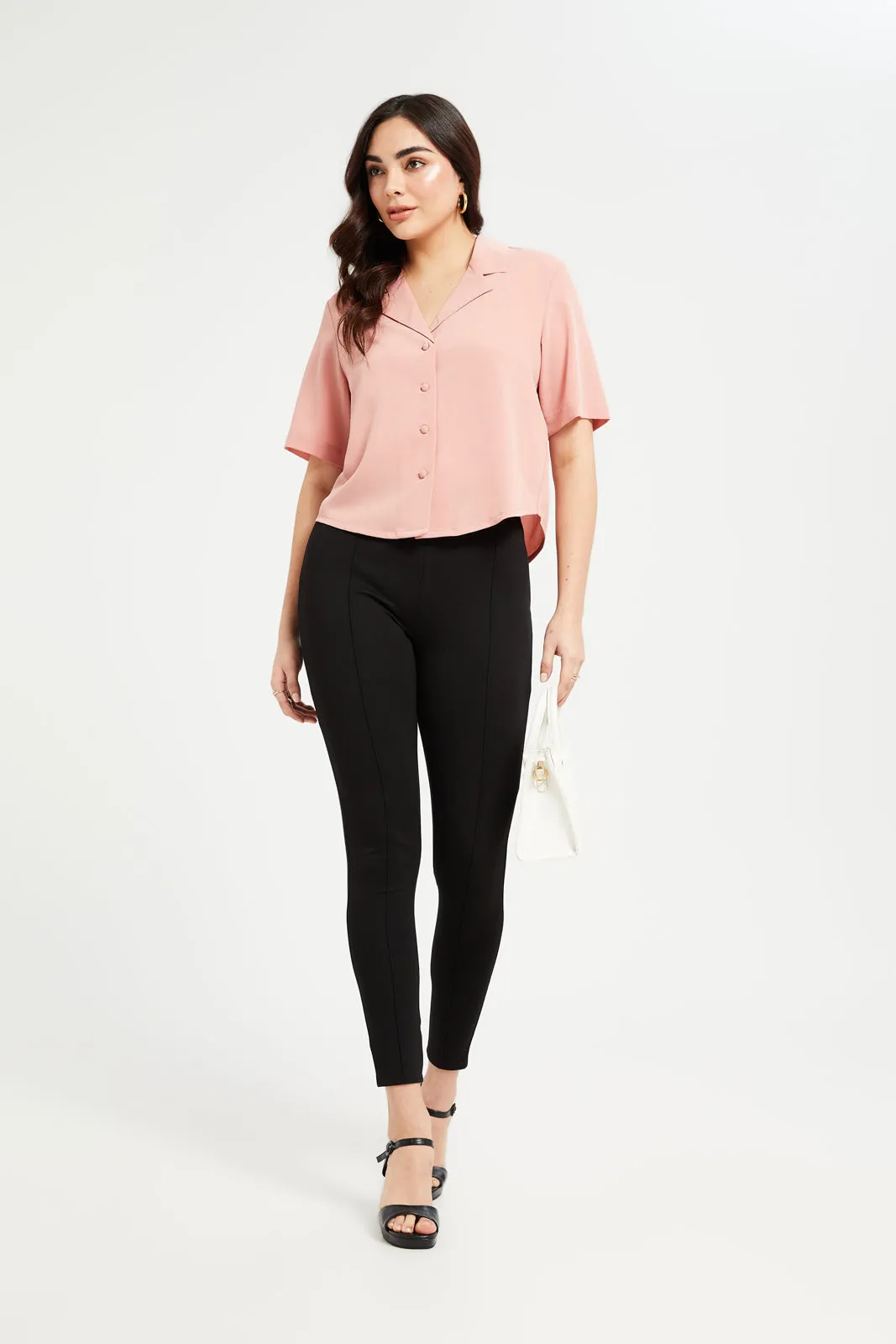 Women Pink Boxy Top sold by Redtag product image thumbnail 2