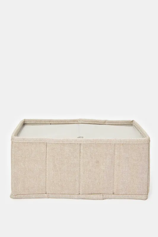 Beige 8-Grid Sock Organizer (Adjustable) sold by Redtag