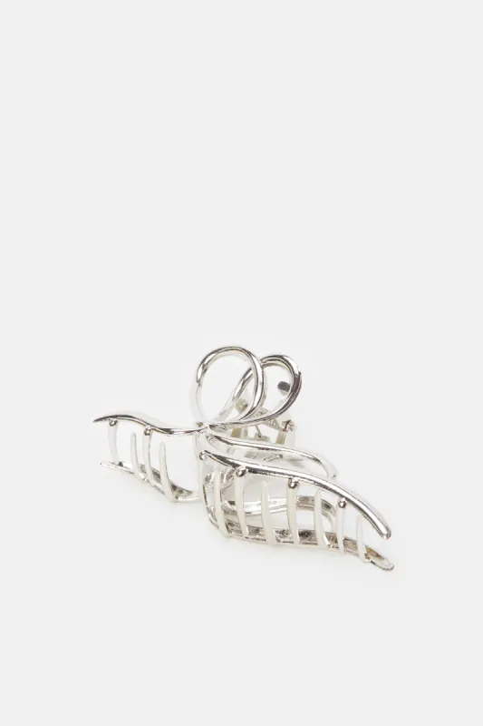Women Silver Hair Claw sold by Redtag