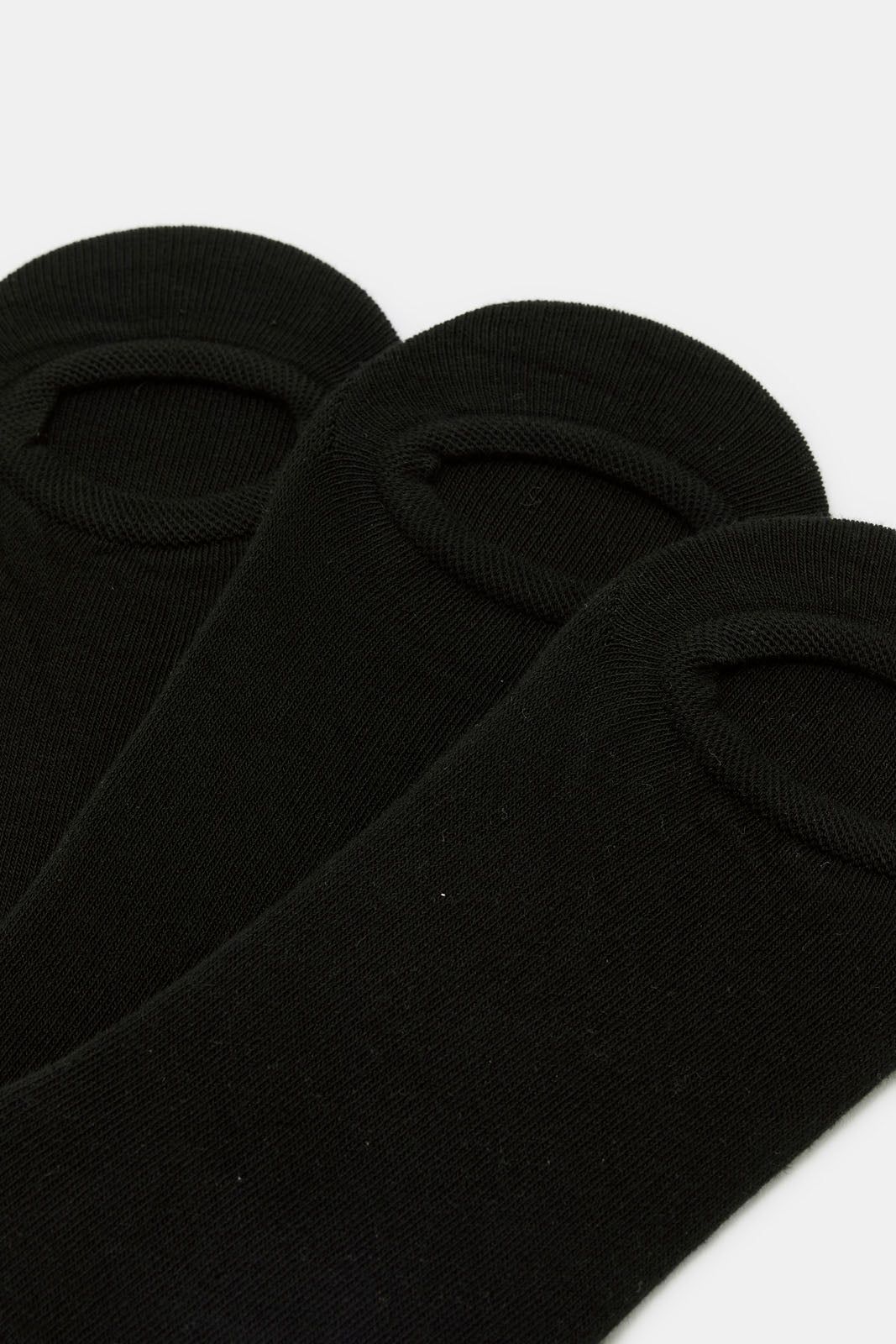 Men Black Invisible Socks Set (Pack of 3) sold by Redtag product image thumbnail 2