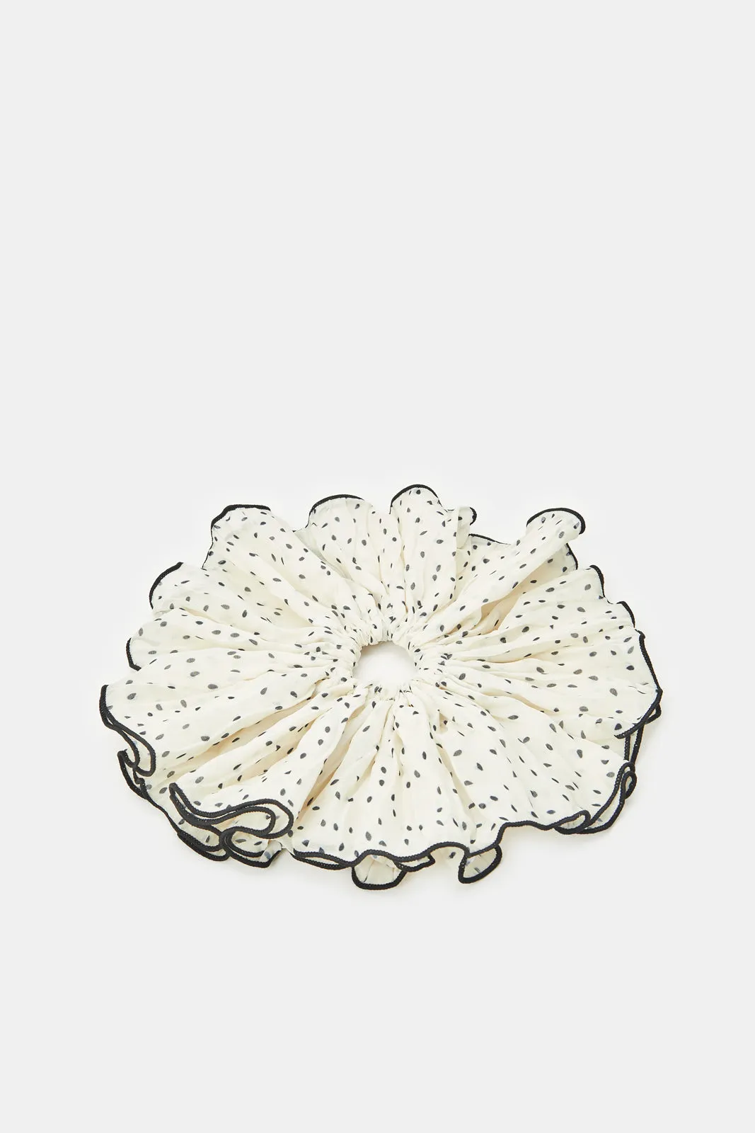 Women White Printed Scrunchy sold by Redtag product image thumbnail 2