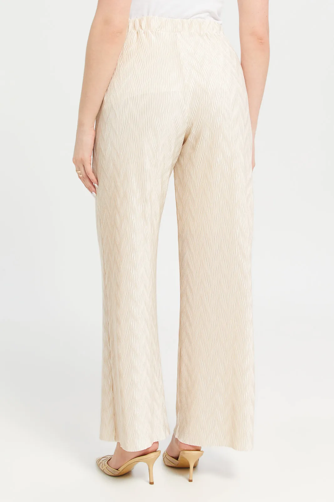 Plisse Elasticaed Trouser sold by Redtag product image thumbnail 3