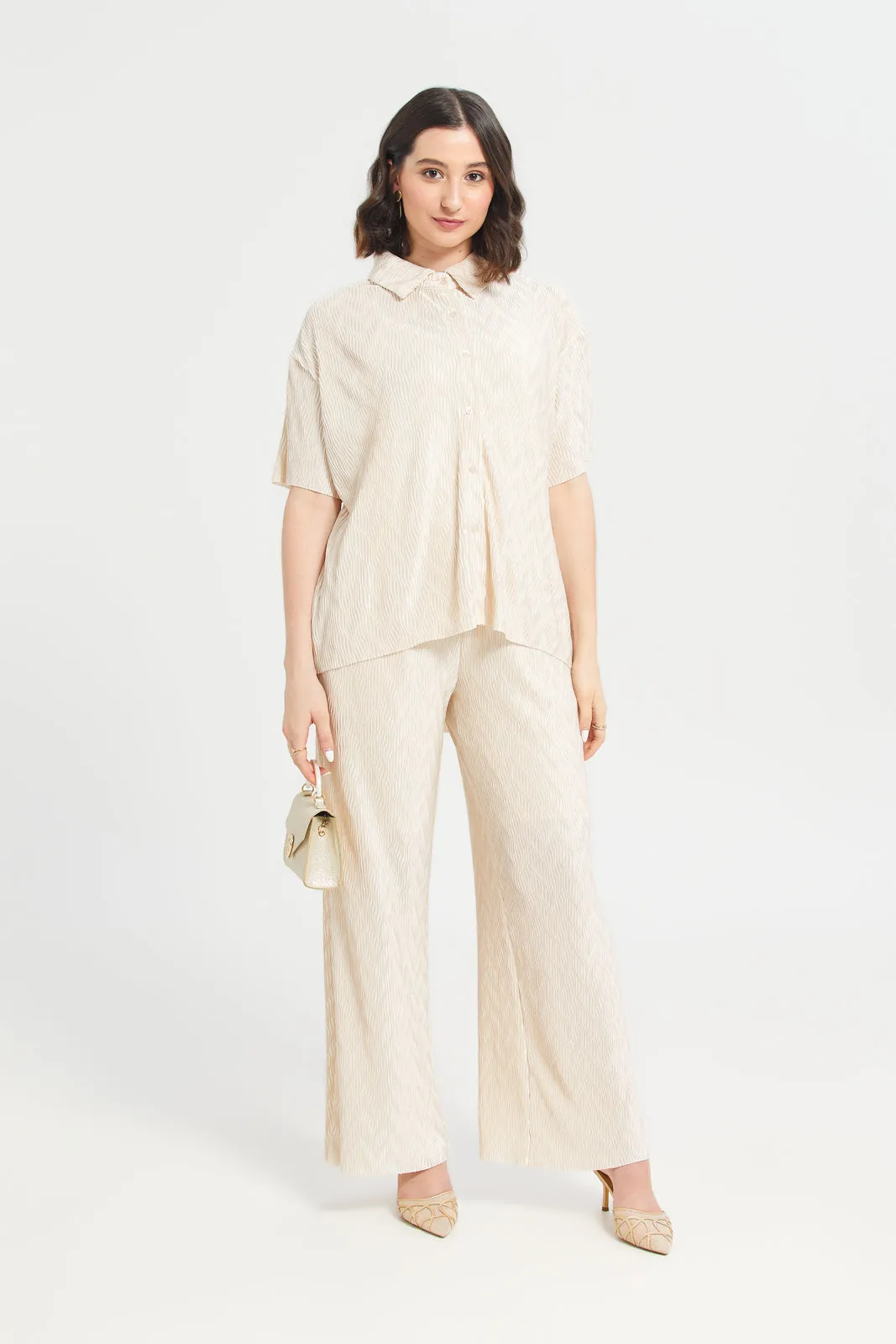 Plisse Elasticaed Trouser sold by Redtag product image thumbnail 2