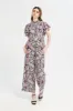 Women Brown And Lilac Printed Blouse sold by Redtag