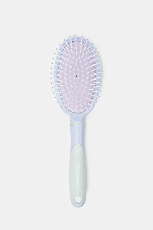 Women Purple Hair Brush sold by Redtag