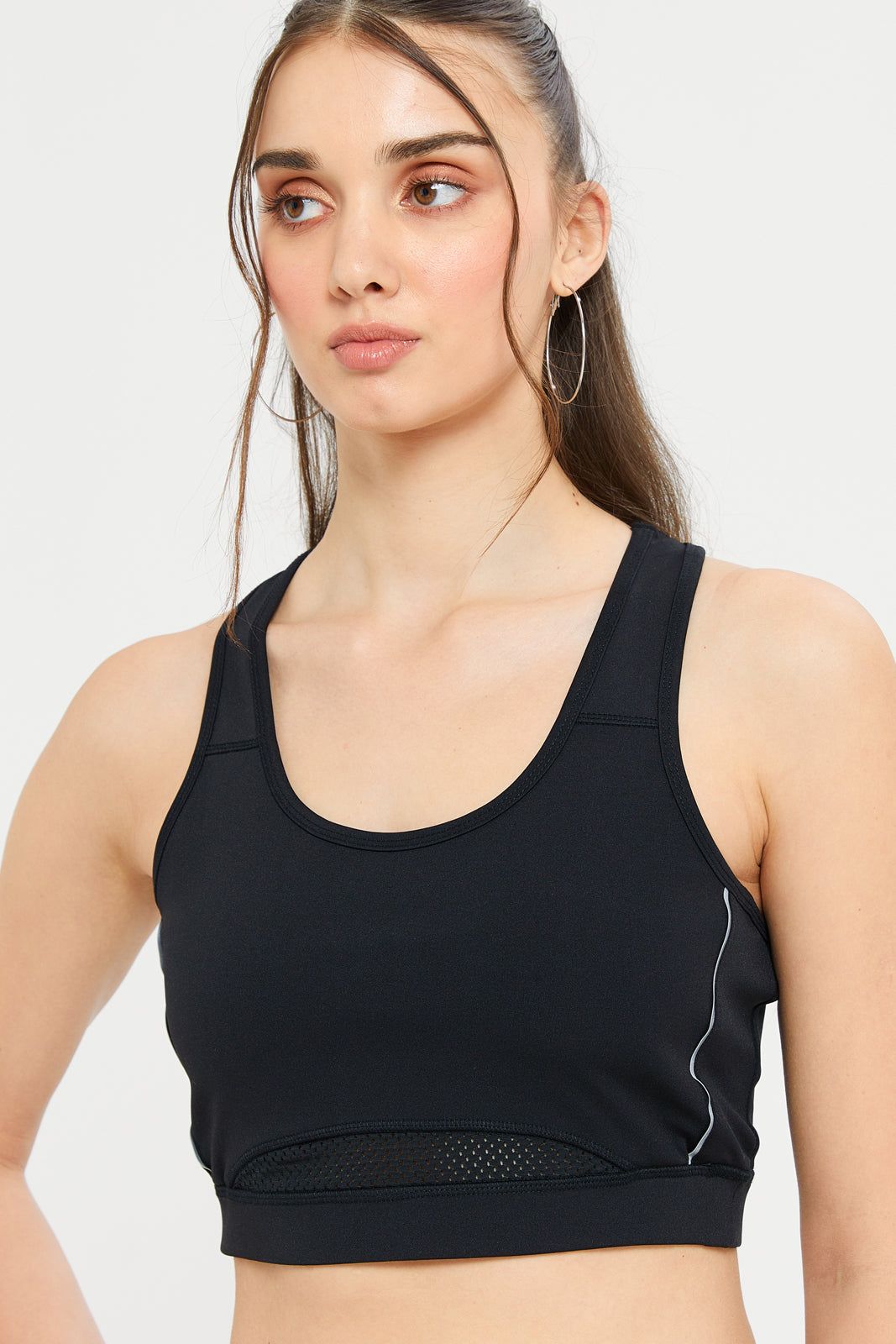 Women Black Sports Bra sold by Redtag product image thumbnail 4