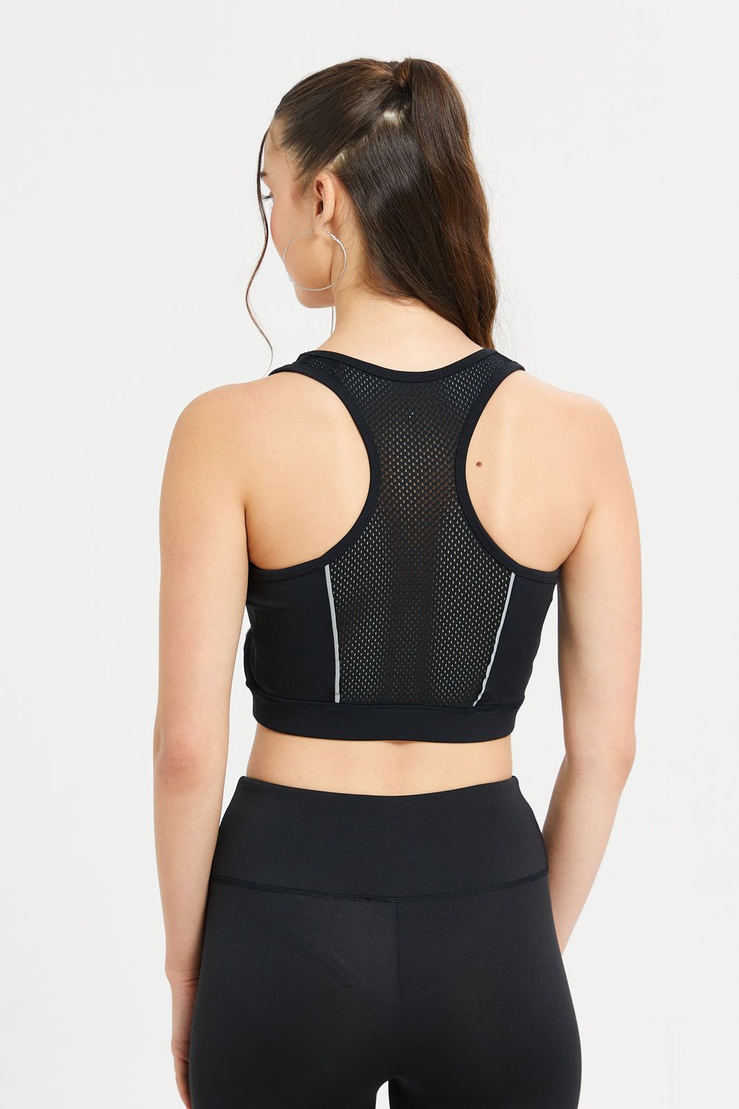 Women Black Sports Bra sold by Redtag product image thumbnail 3