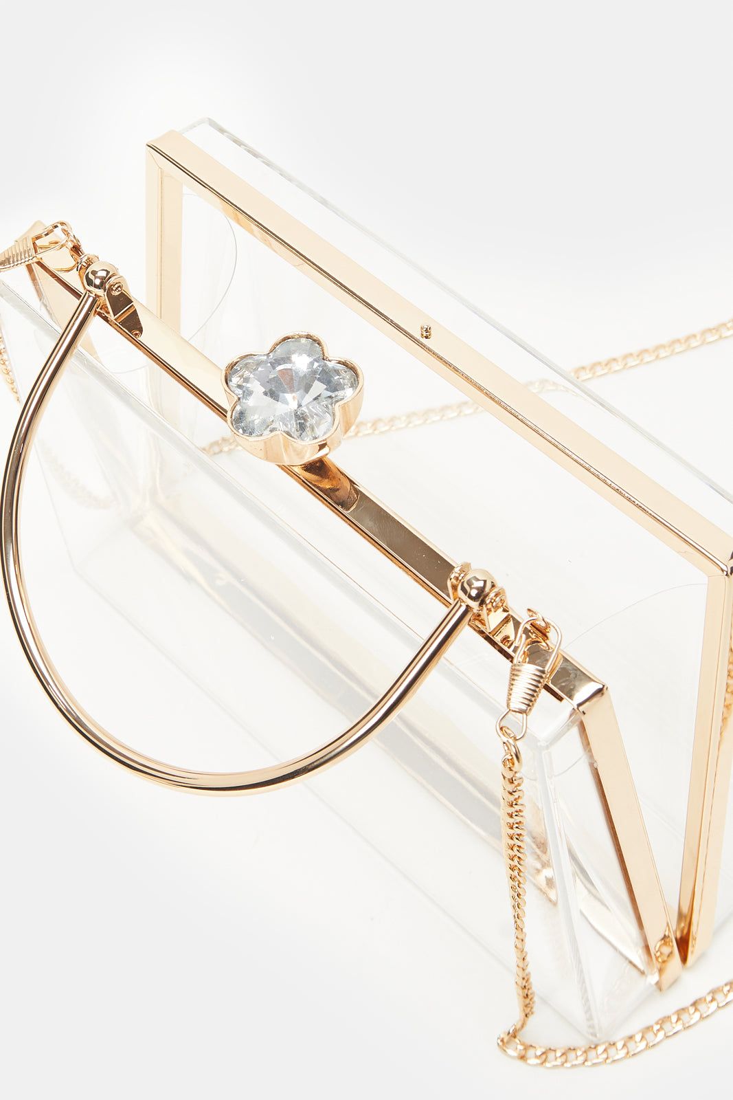 Women Clear Embellished Clutch Bag sold by Redtag product image thumbnail 4