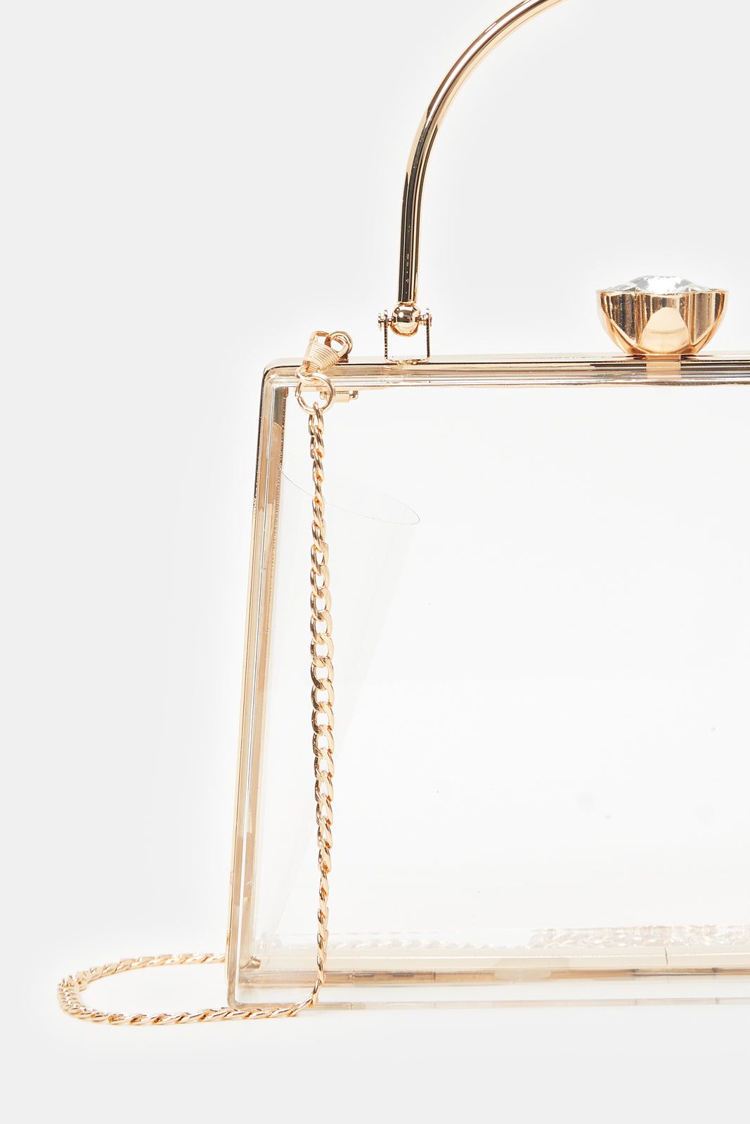 Women Clear Embellished Clutch Bag sold by Redtag product image thumbnail 3