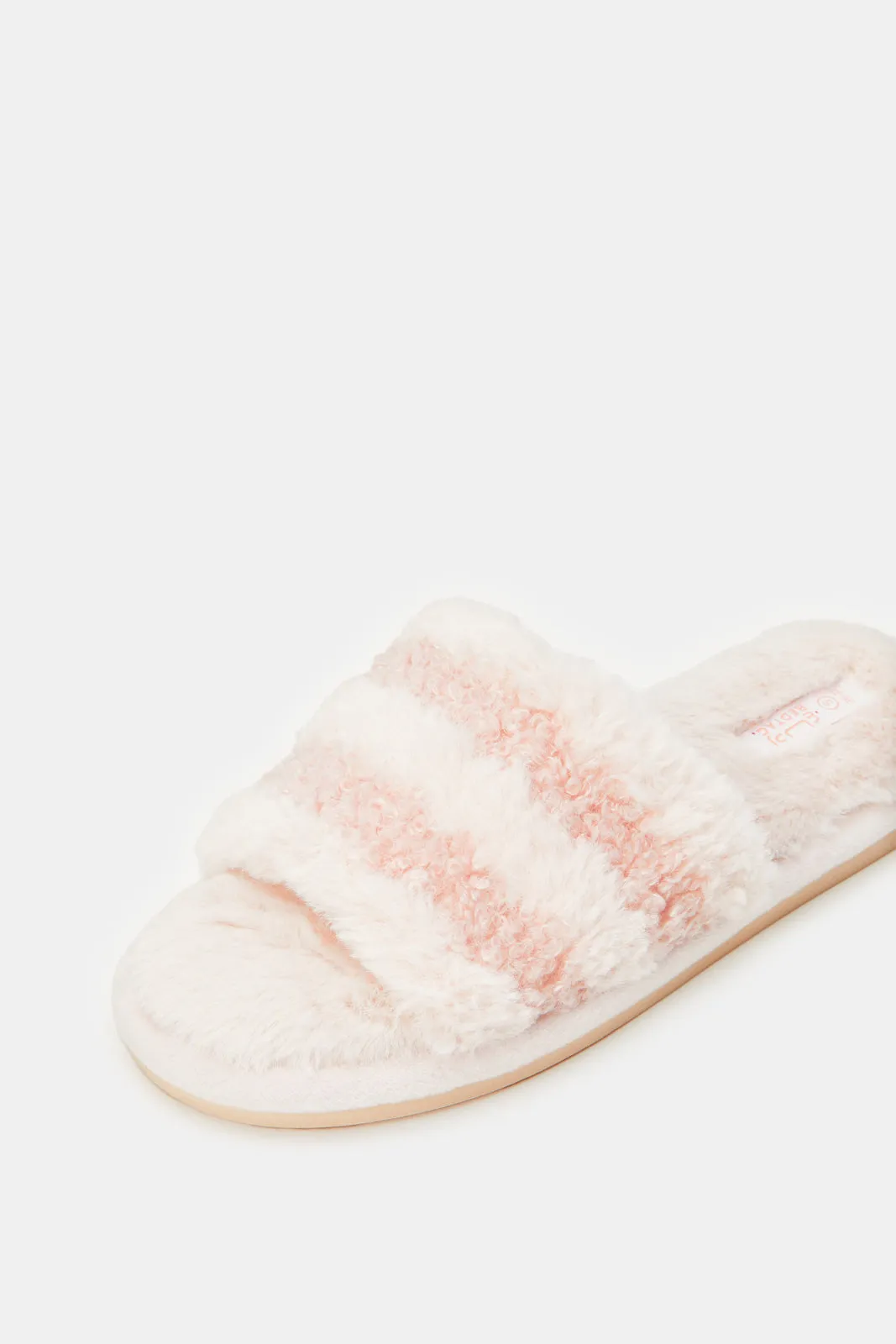 Women Pink Striped Slipper sold by Redtag product image thumbnail 3
