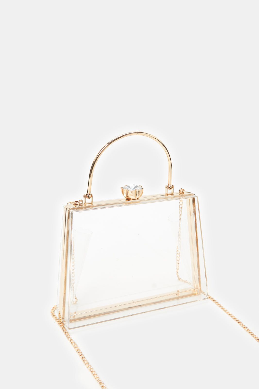 Women Clear Embellished Clutch Bag sold by Redtag product image thumbnail 2