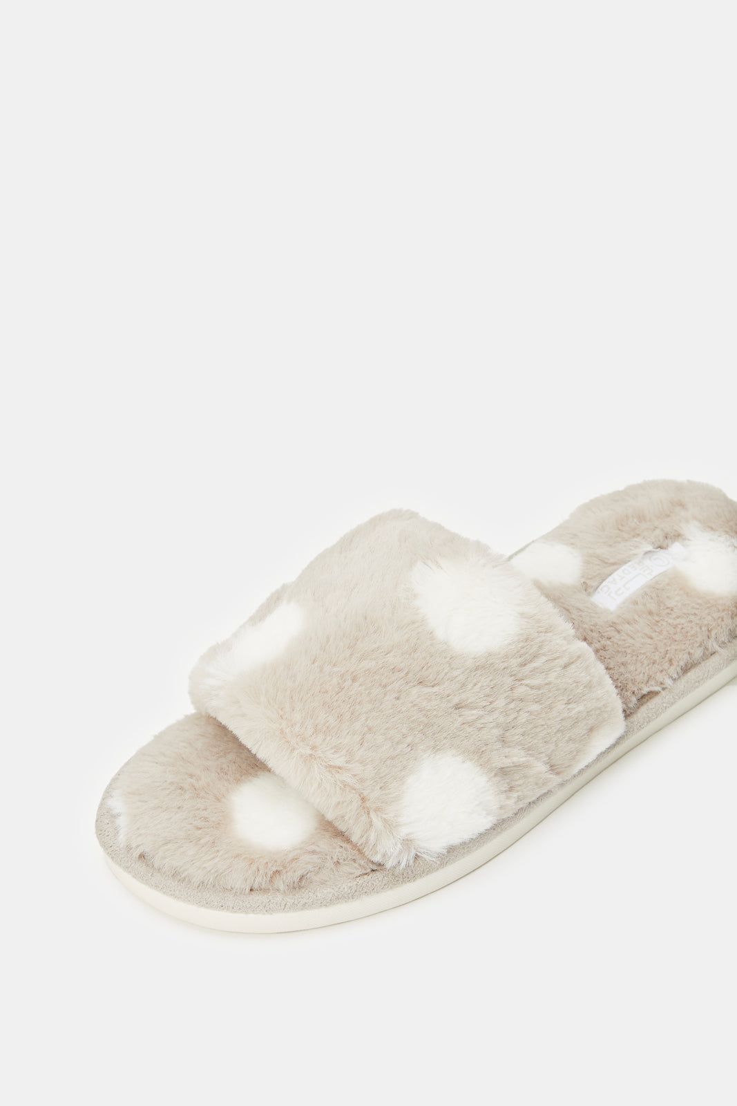 Women Taupe Spotty Slipper sold by Redtag product image thumbnail 3