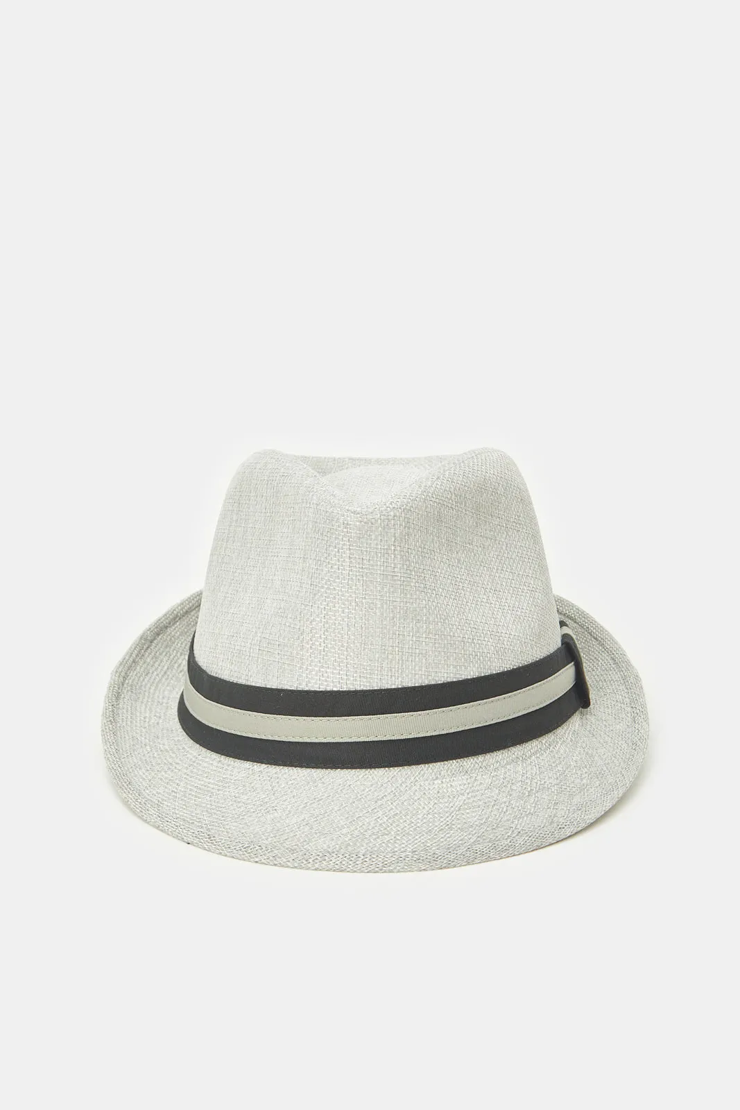 Men Grey Fedora Hats With Band sold by Redtag