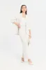 Women Ivory Wide Leg Trousers sold by Redtag