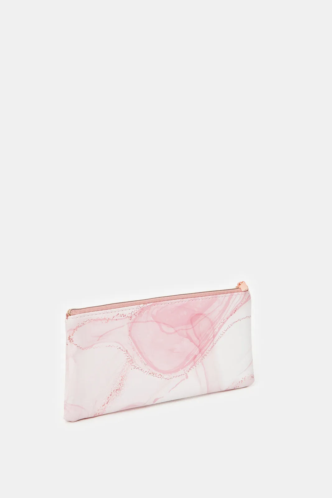 Pink And Gold Printed Pencil Case sold by Redtag product image thumbnail 3
