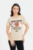Women Beige We Bare Bears Printed T-Shirt sold by Redtag