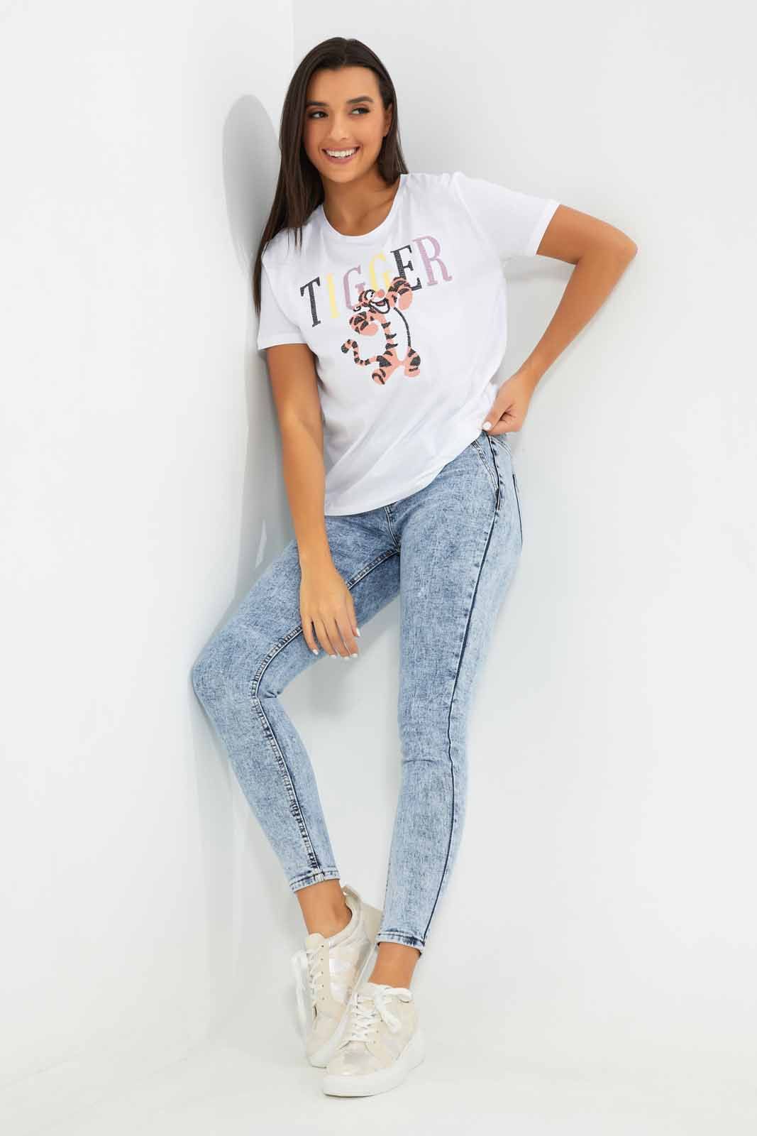 White Tiger Print T-Shirt For Women sold by Redtag product image thumbnail 2