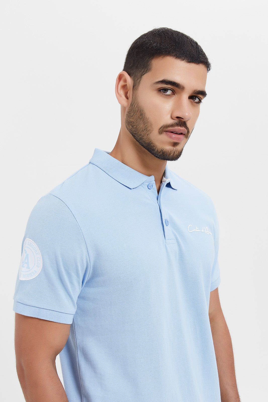 Men Blue Varsity Sports Polo Shirt sold by Redtag product image thumbnail 4
