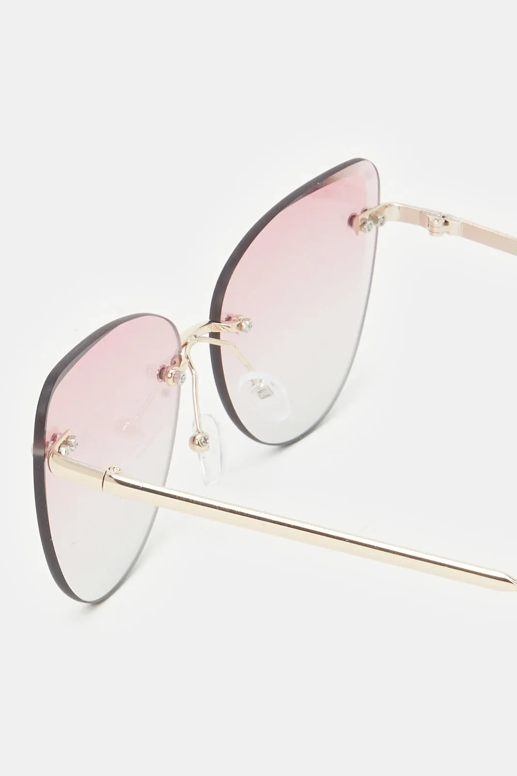 Women Gold Cat Eye Sunglasses sold by Redtag product image thumbnail 2