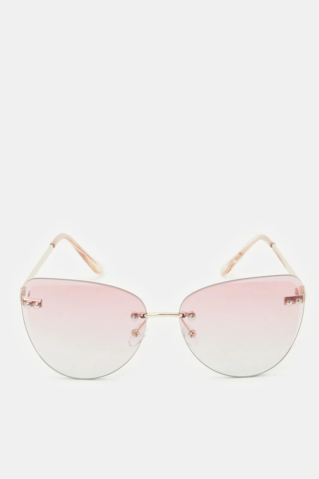 Women Gold Cat Eye Sunglasses sold by Redtag