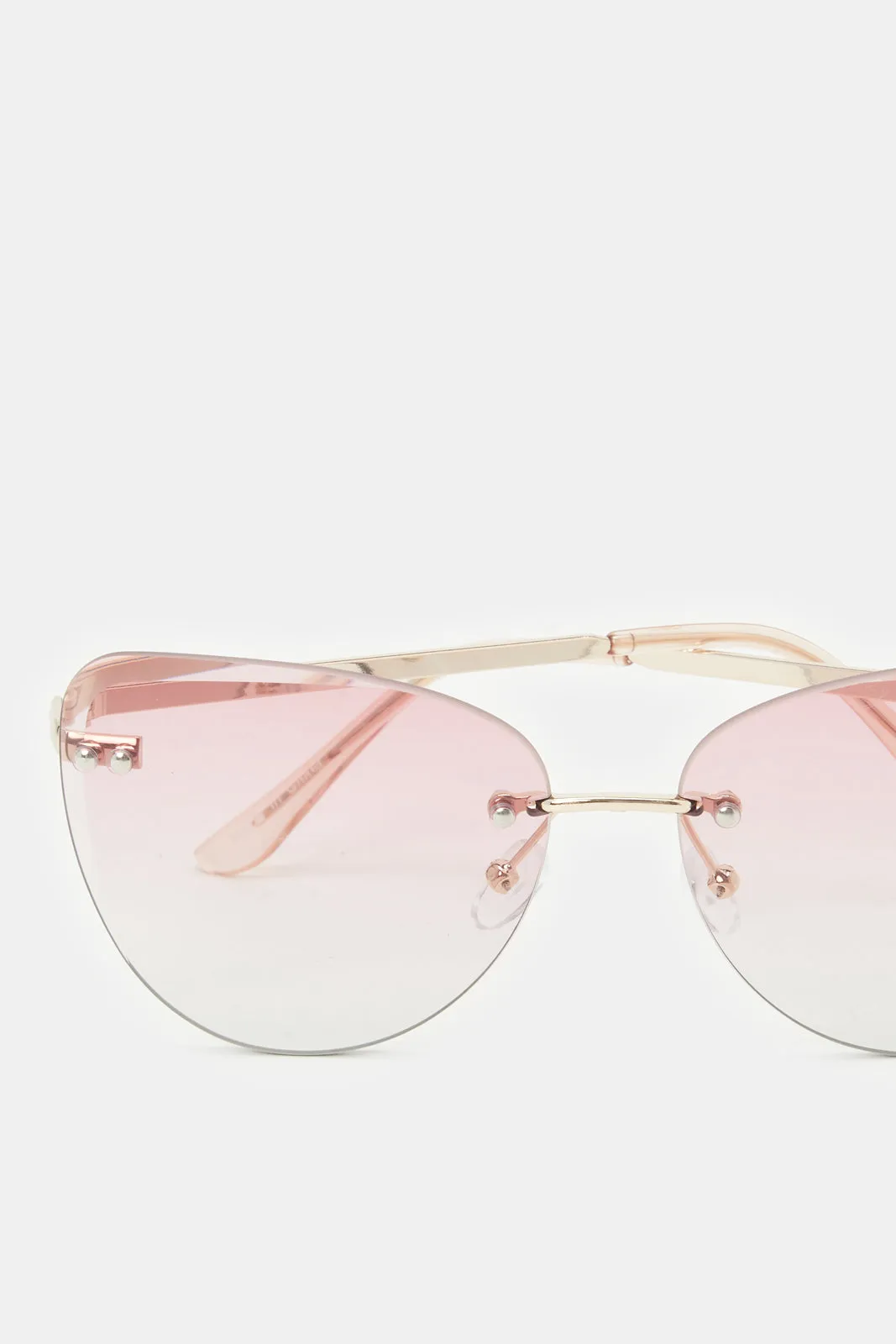 Women Gold Cat Eye Sunglasses sold by Redtag product image thumbnail 4