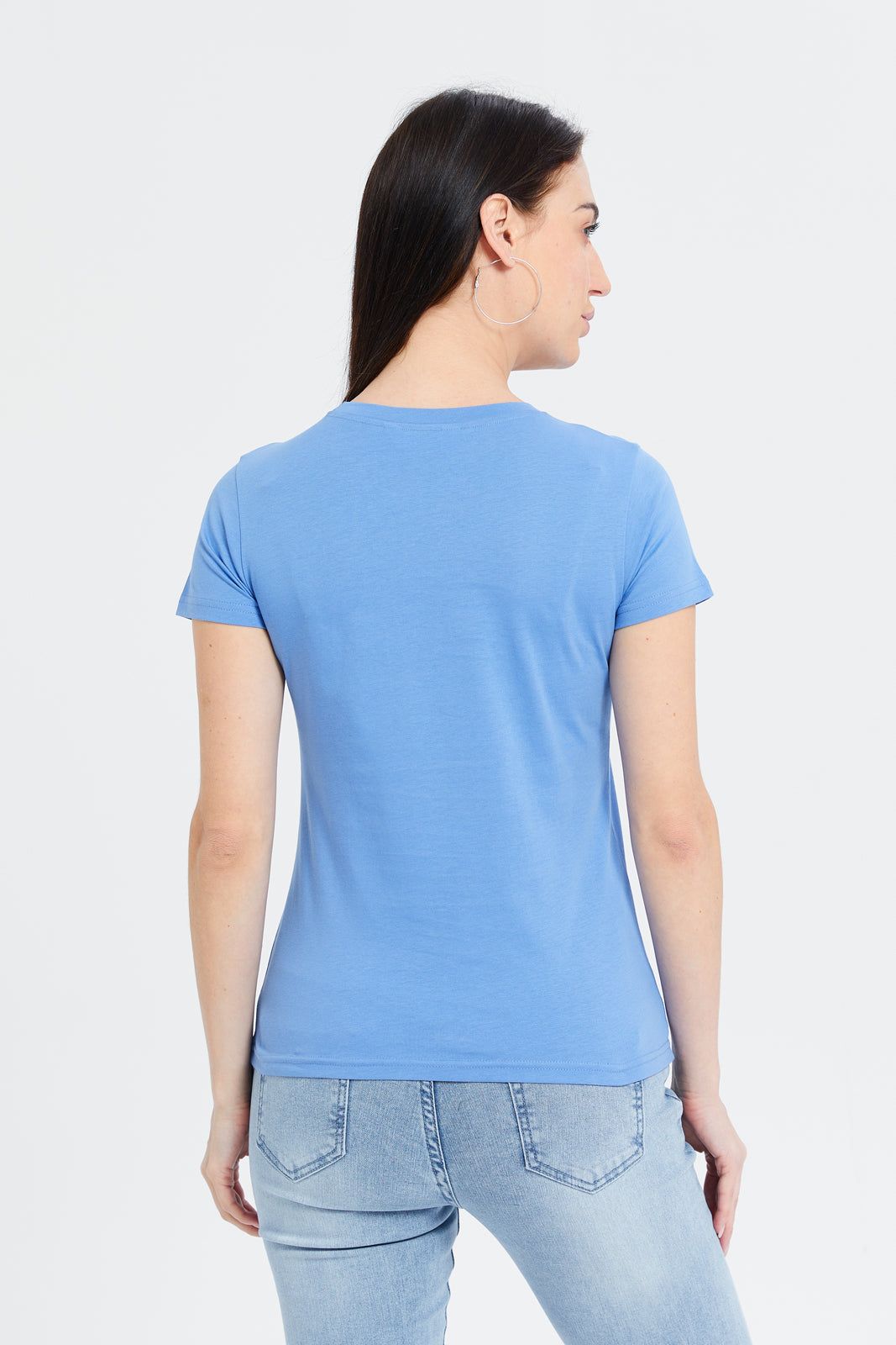Women Blue Oackland Printed T-Shirt sold by Redtag product image thumbnail 3