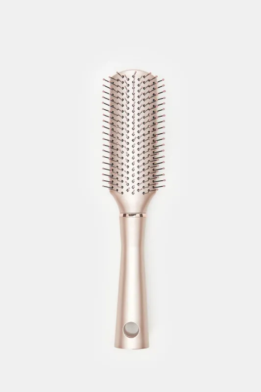 Women Pink Solid Hair Brush sold by Redtag