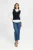 Women Black V- Neck Sleeveless Pullover sold by Redtag
