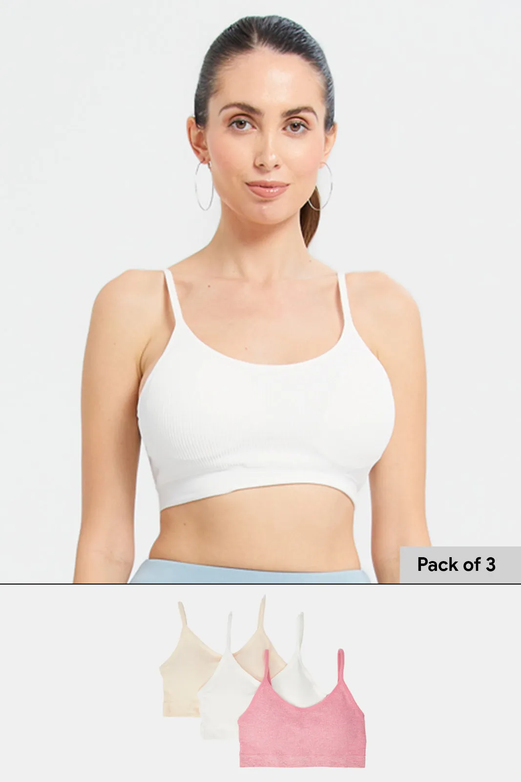 Women Assorted Padded Comfort Bra Set (Pack of 3) sold by Redtag