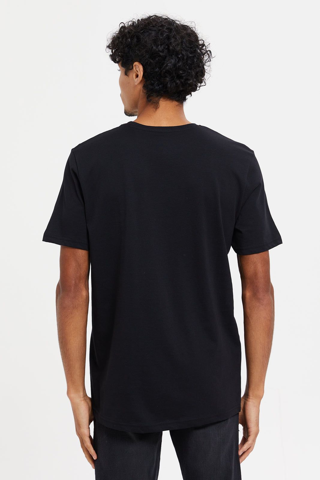 Men Black Tokyo Print T-Shirt sold by Redtag product image thumbnail 3