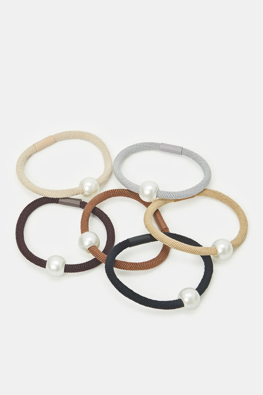 Women Assorted Embellished Elastic Band Set (6 Piece) sold by Redtag product image thumbnail 3