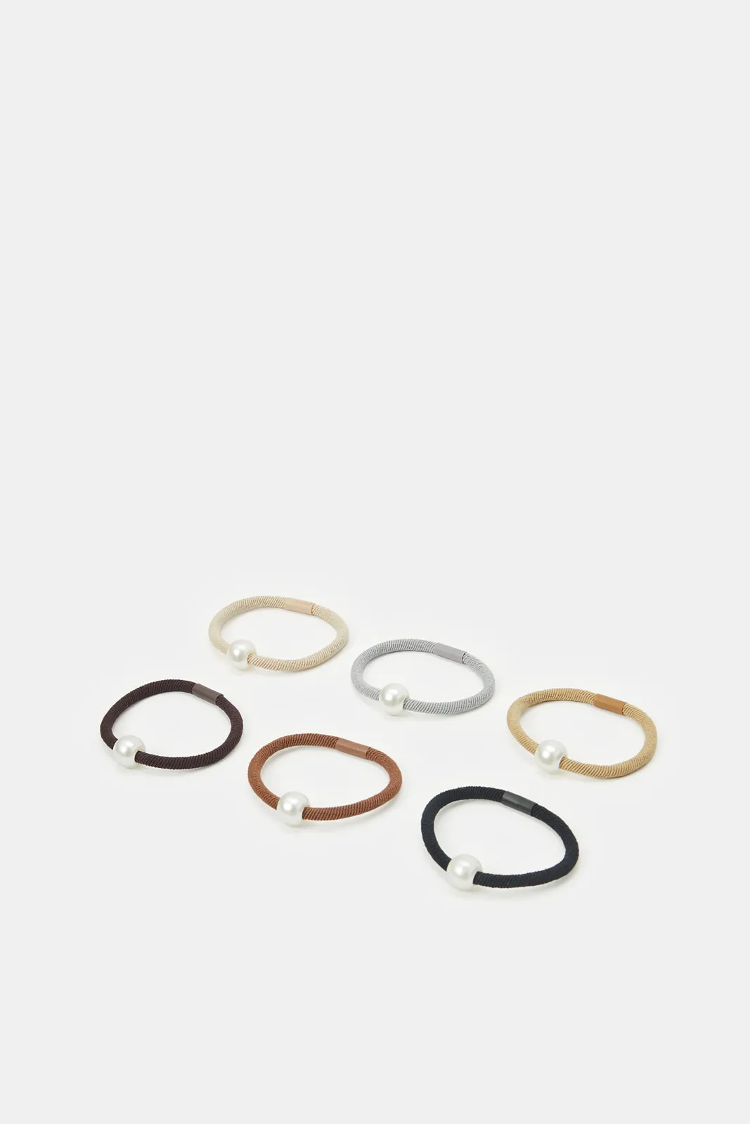 Women Assorted Embellished Elastic Band Set (6 Piece) sold by Redtag product image thumbnail 2