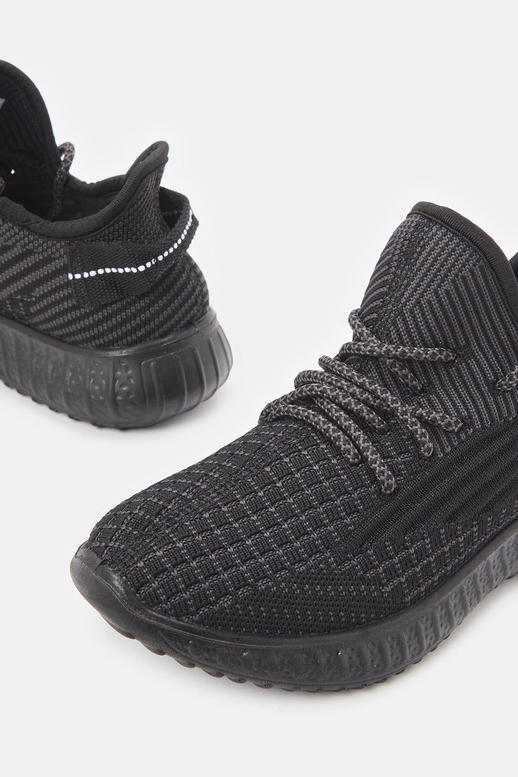 Women Black Fly Knit Sneakers sold by Redtag product image thumbnail 3