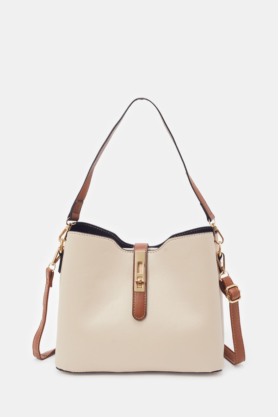 Women Beige Bucket Bag sold by Redtag