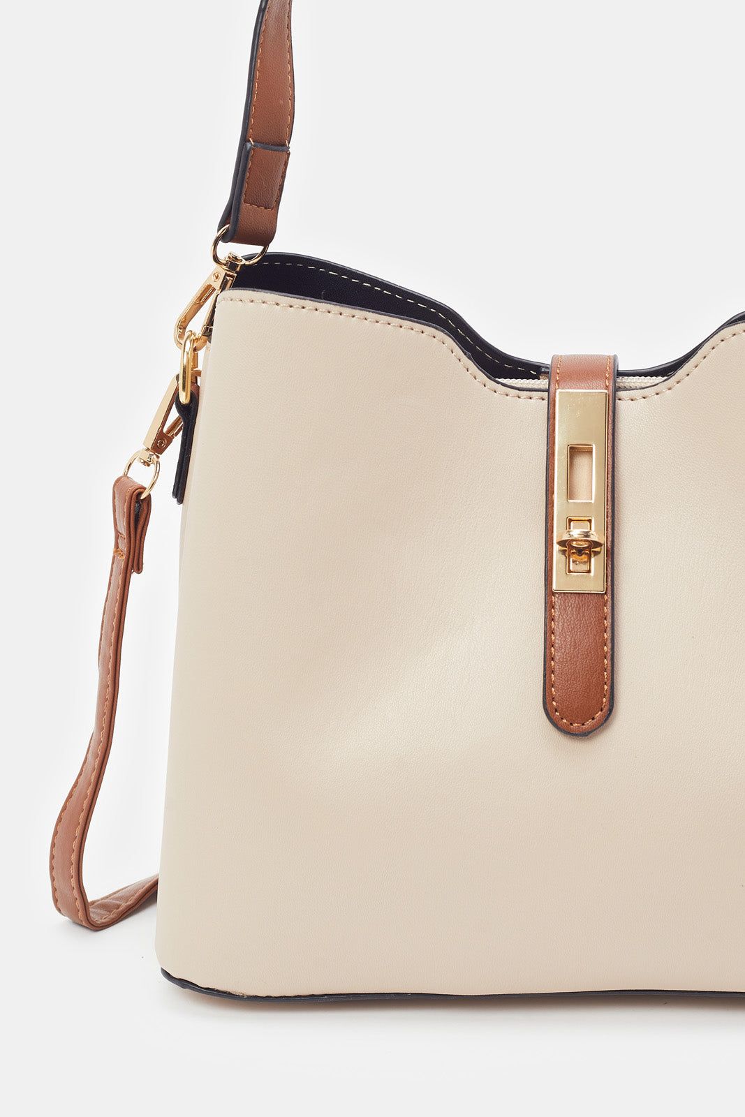 Women Beige Bucket Bag sold by Redtag product image thumbnail 3