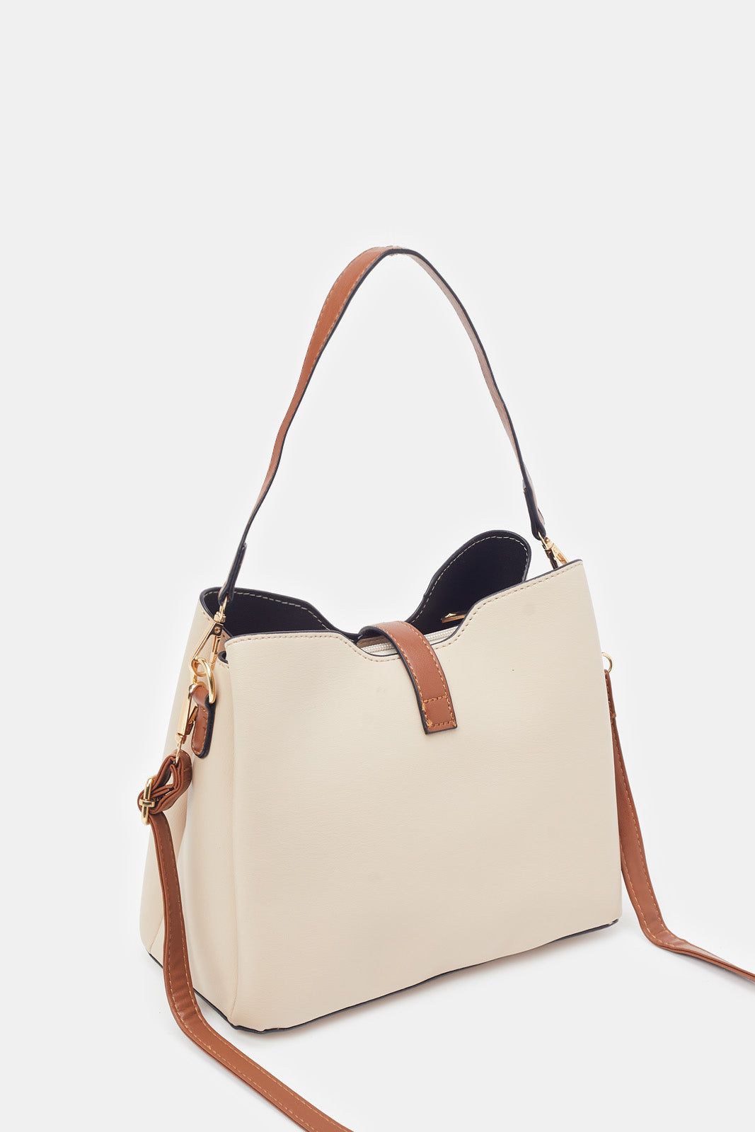 Women Beige Bucket Bag sold by Redtag product image thumbnail 2