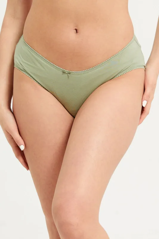 Women Basic Boyleg Brief Set (Pack Of 5) sold by Redtag