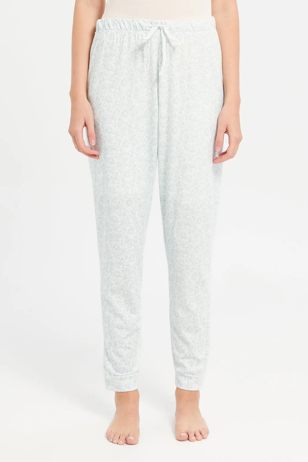 Women Mint Printed Pyjama Set (2 Piece) sold by Redtag product image thumbnail 3