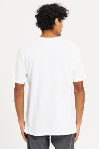 Men White Henley T-Shirt sold by Redtag