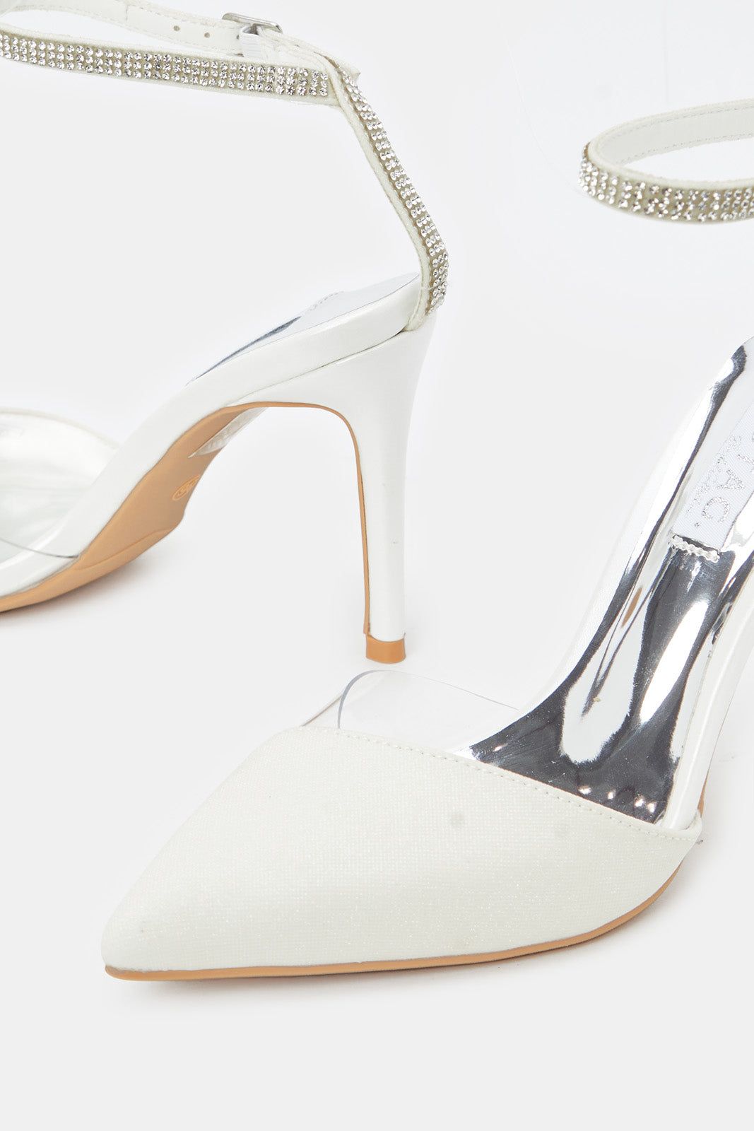 Women Silver Embellished Shoe sold by Redtag product image thumbnail 3